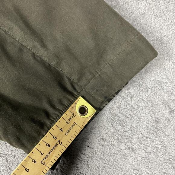 Baracuta Jacket Mens XL Green Quilted Lined Full Zip Coat Removable Liner Parka - Picture 7 of 16